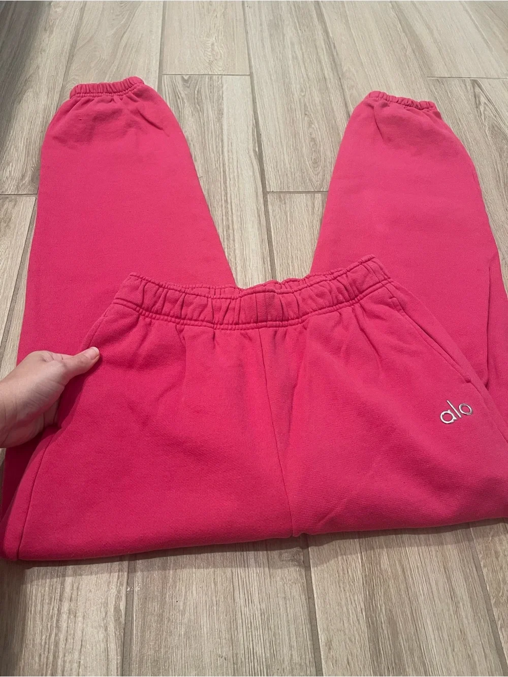 Alo Yoga Accolade Pink Summer Crush Sweatpants Sz S 4-6 U5013RG Rare